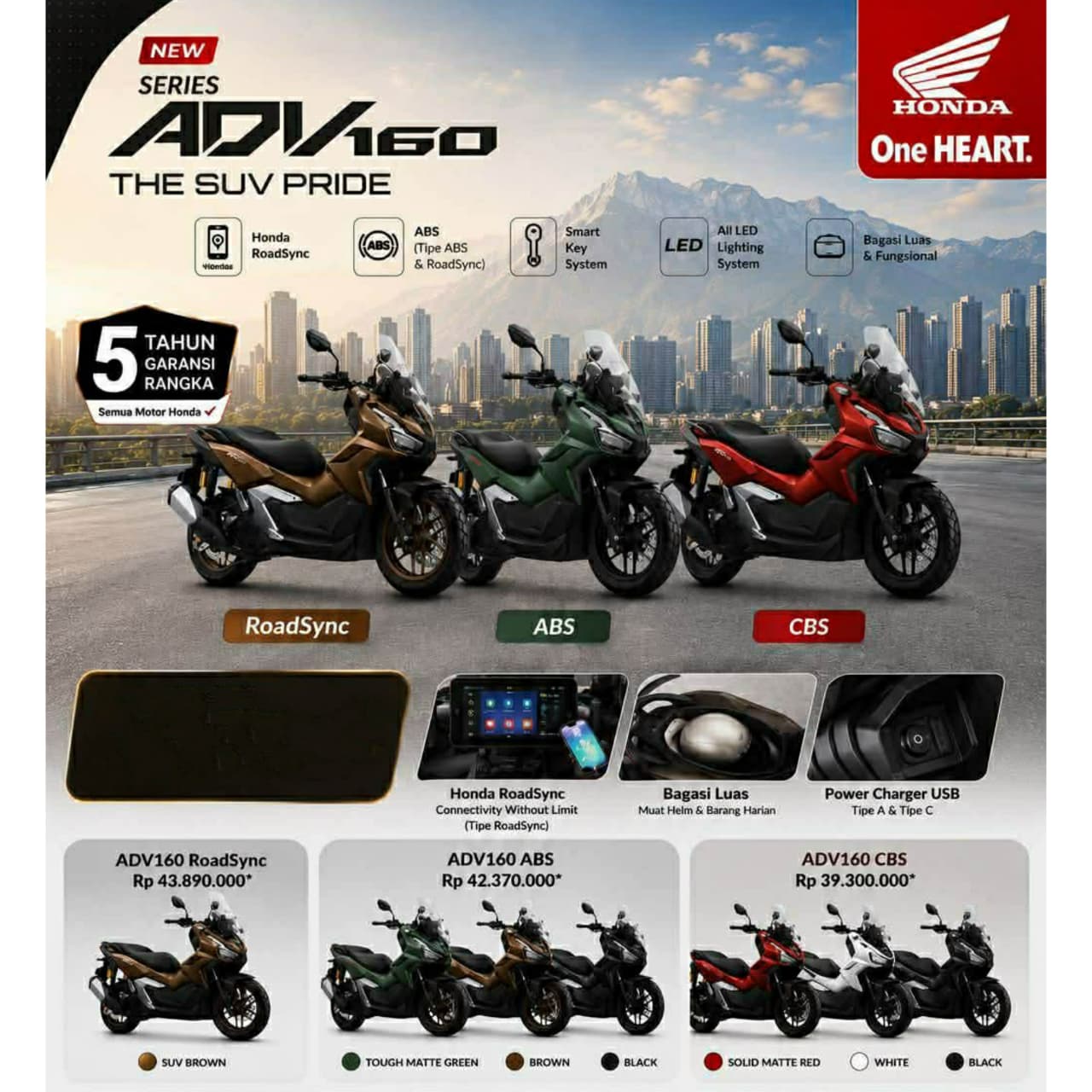 Brosur Motor Honda Seri 1