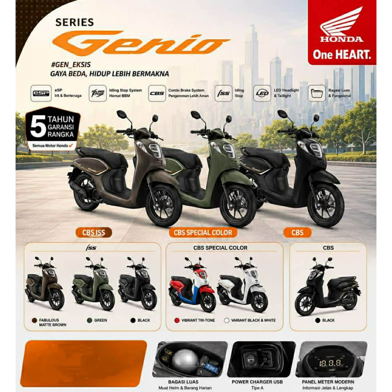 Brosur Motor Honda Seri 3