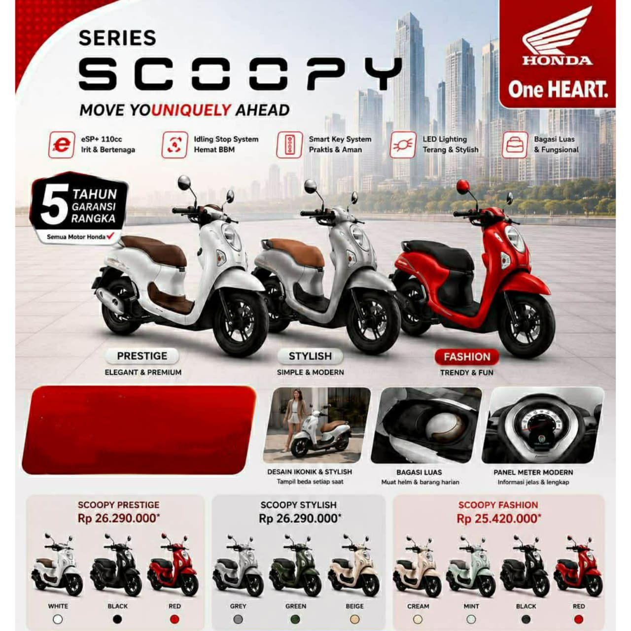 Brosur Motor Honda Seri 8